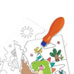 Picture of MAGIC WATER COLOURING BOOK DINO